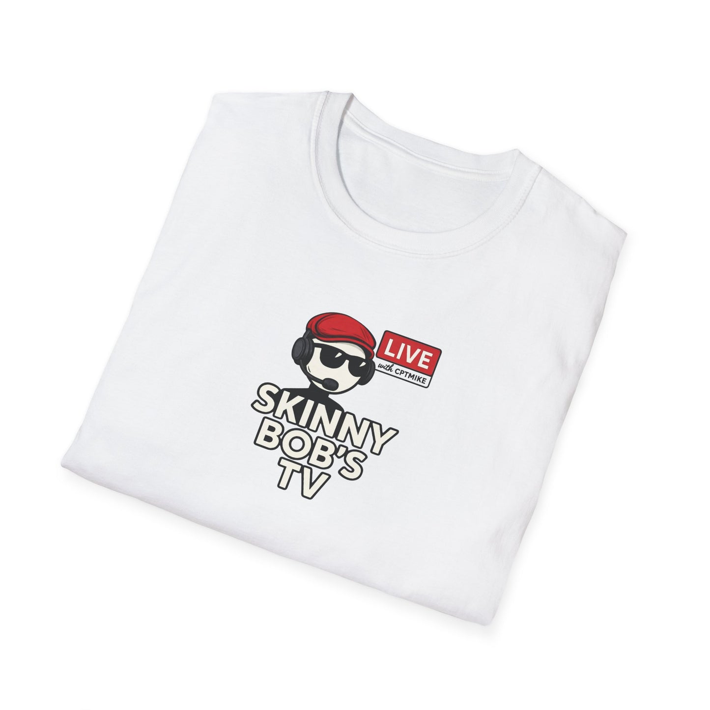 Skinny Bob TV w/cptMike T-Shirt