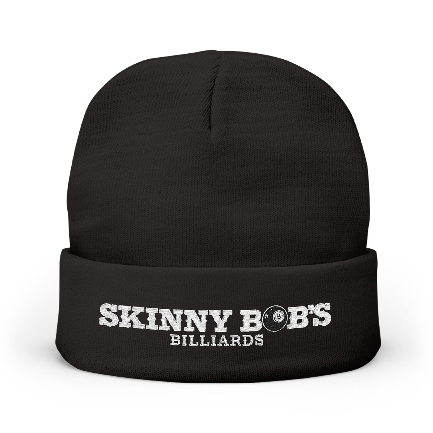 Skinny Bob's Embroidered Knit Beanie
