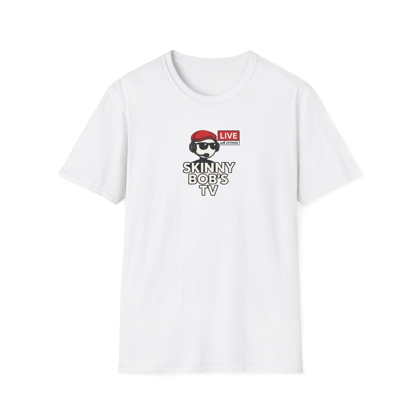 Skinny Bob TV w/cptMike T-Shirt