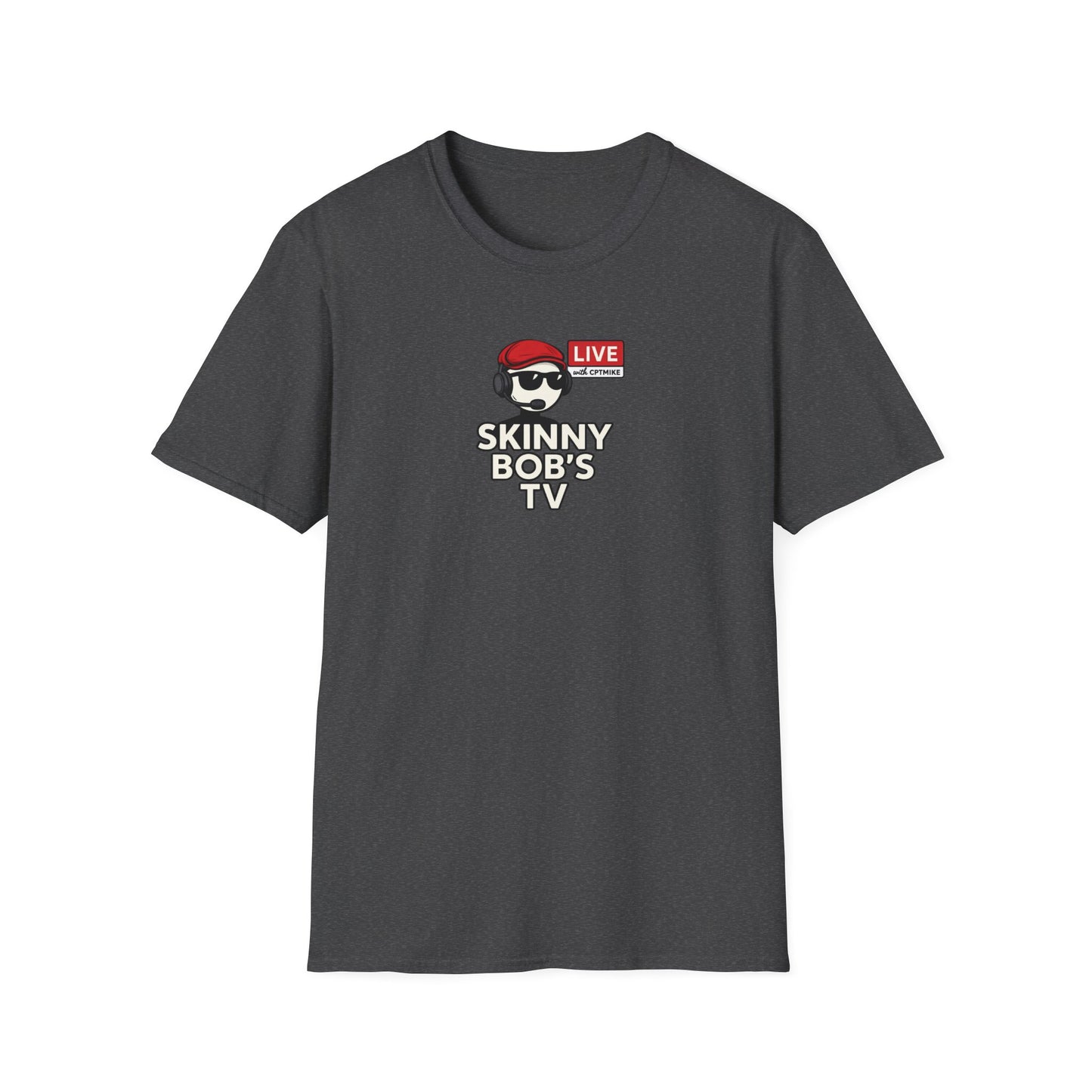 Skinny Bob TV w/cptMike T-Shirt