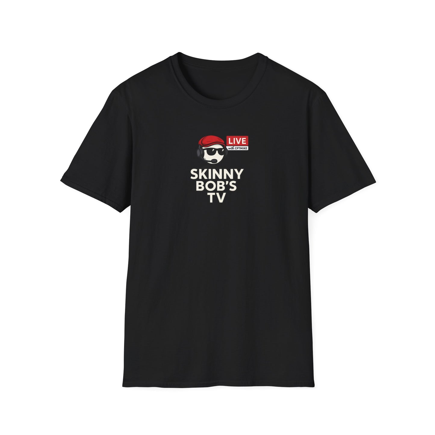 Skinny Bob TV w/cptMike T-Shirt