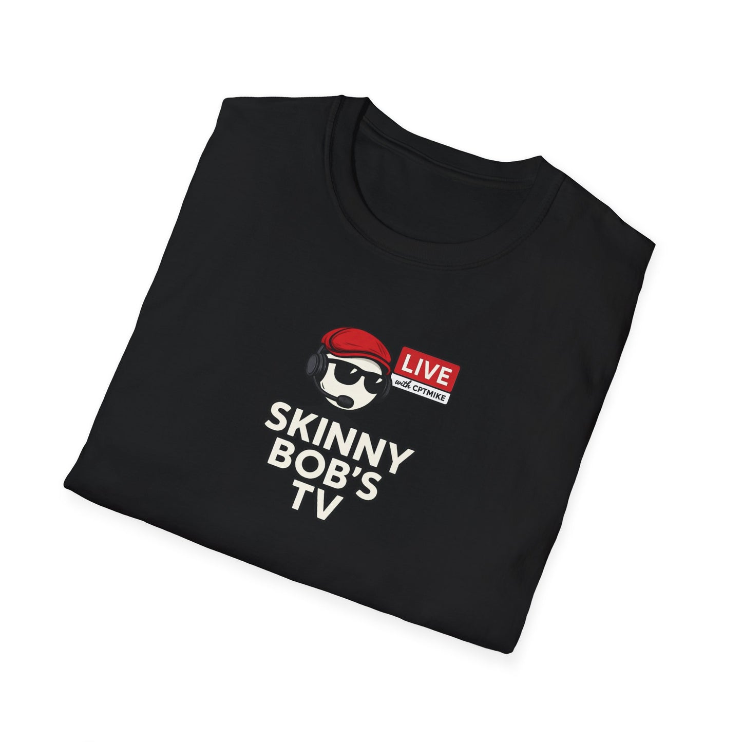Skinny Bob TV w/cptMike T-Shirt