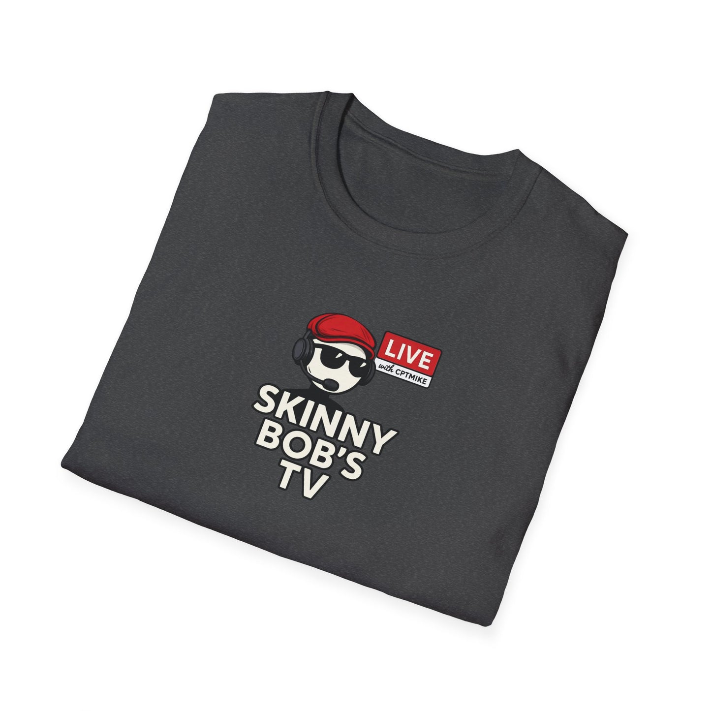 Skinny Bob TV w/cptMike T-Shirt