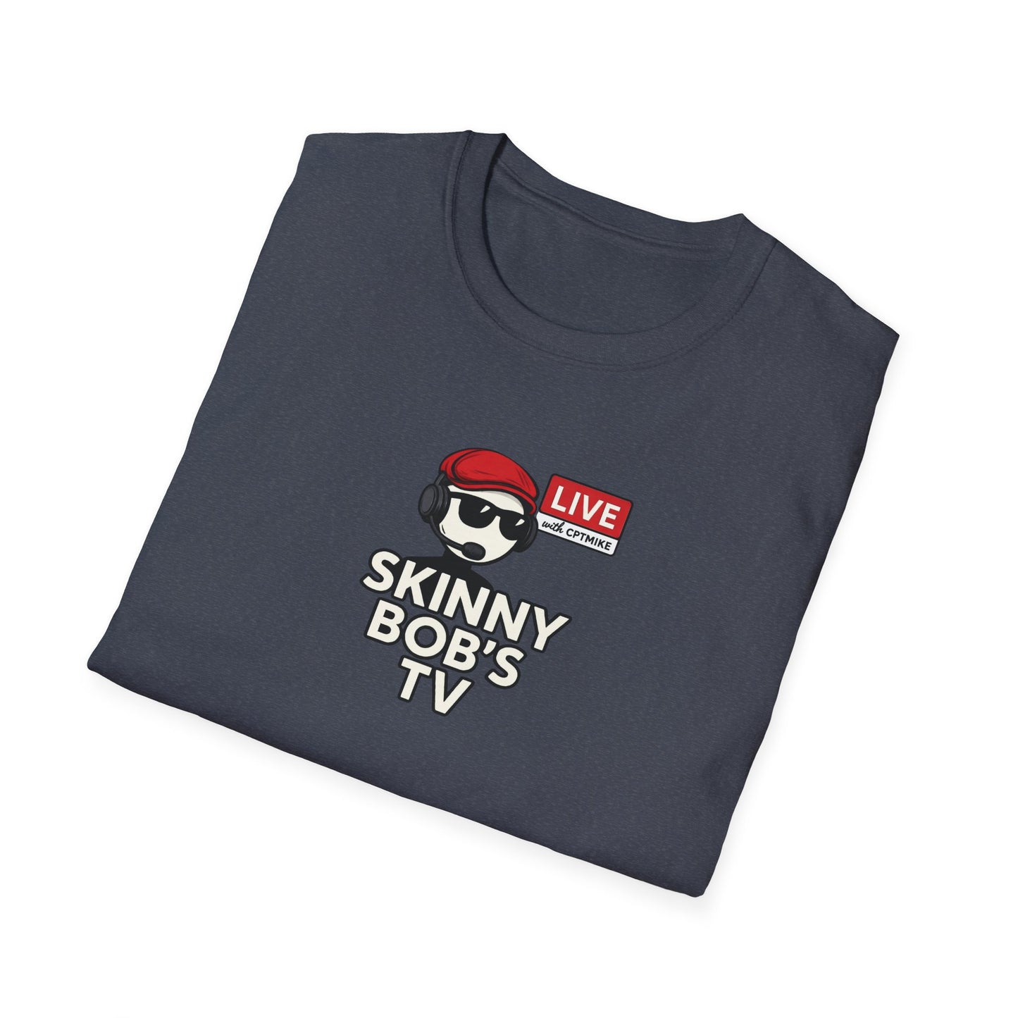 Skinny Bob TV w/cptMike T-Shirt