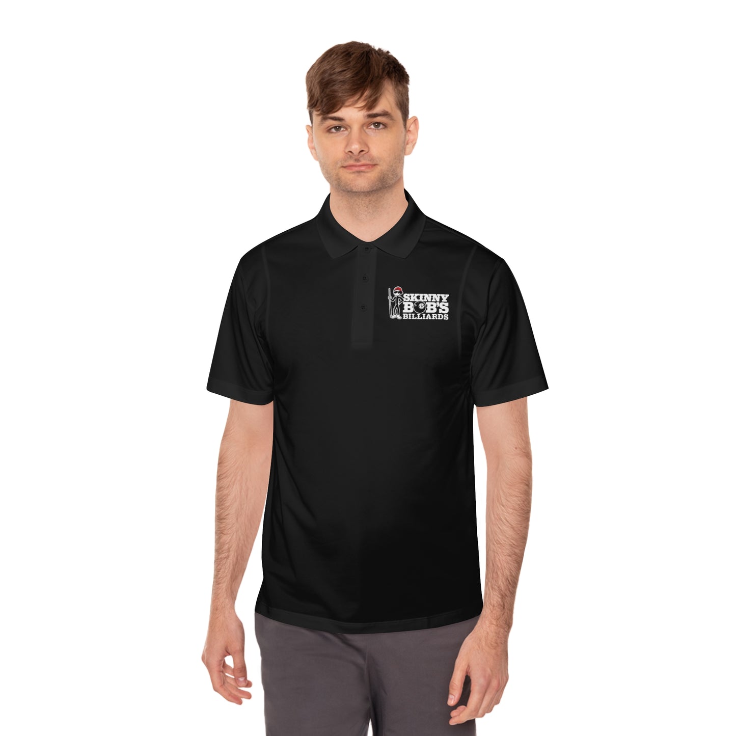 Skinny Bob's Billiards — Men's Sport Polo Shirt