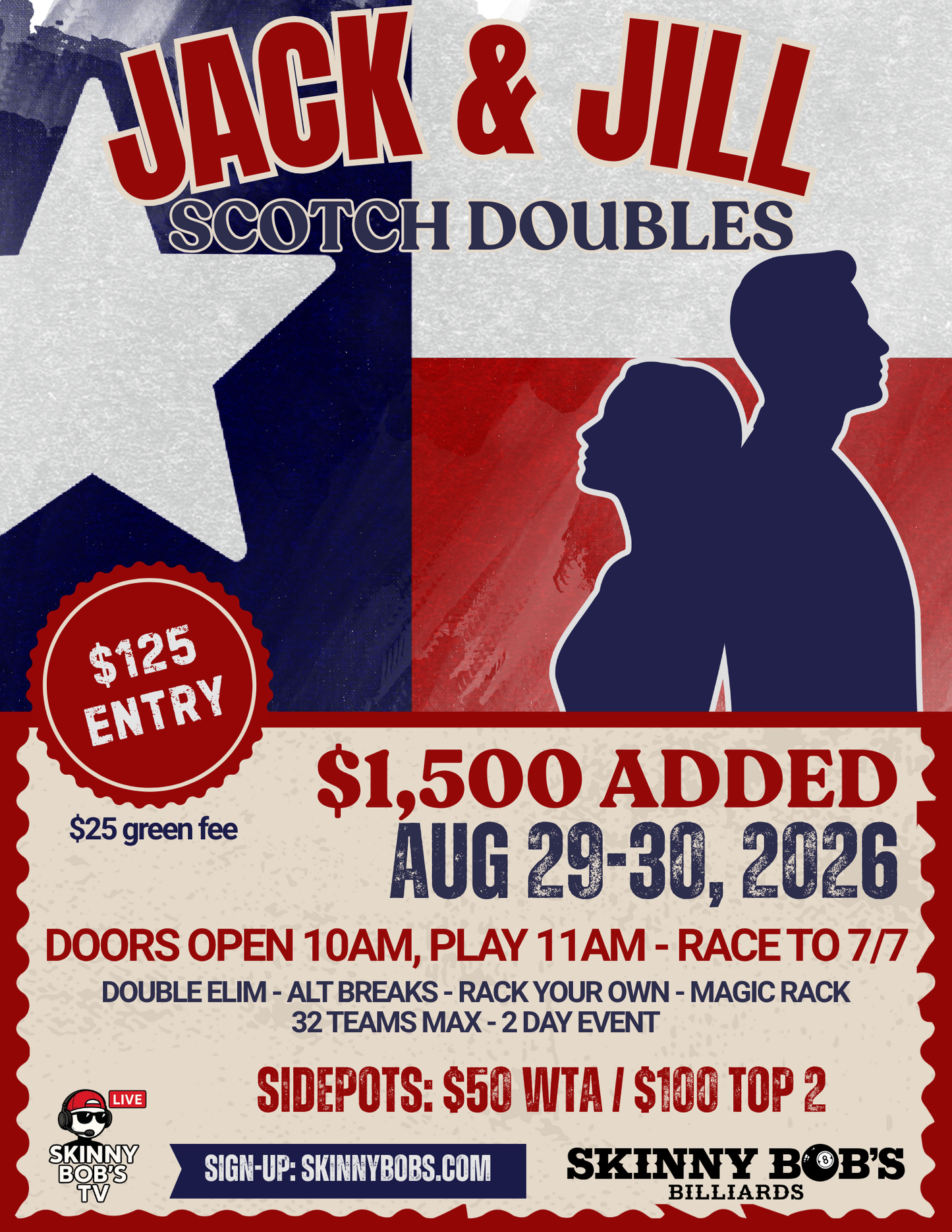 Jack & Jill Scotch Doubles - Aug 2026